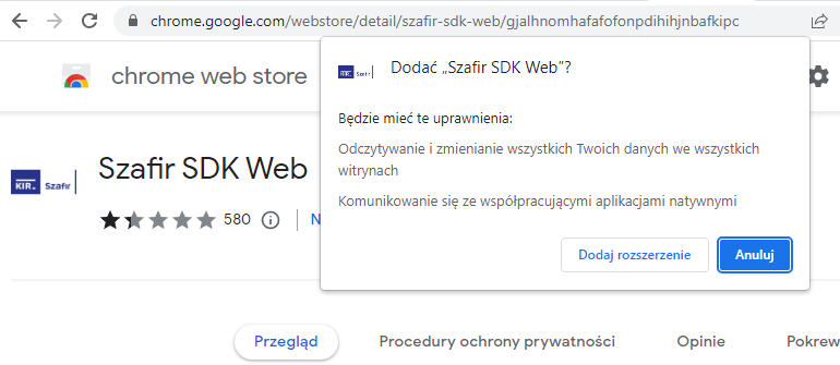 chrome szafir2 Obraz pomocniczy