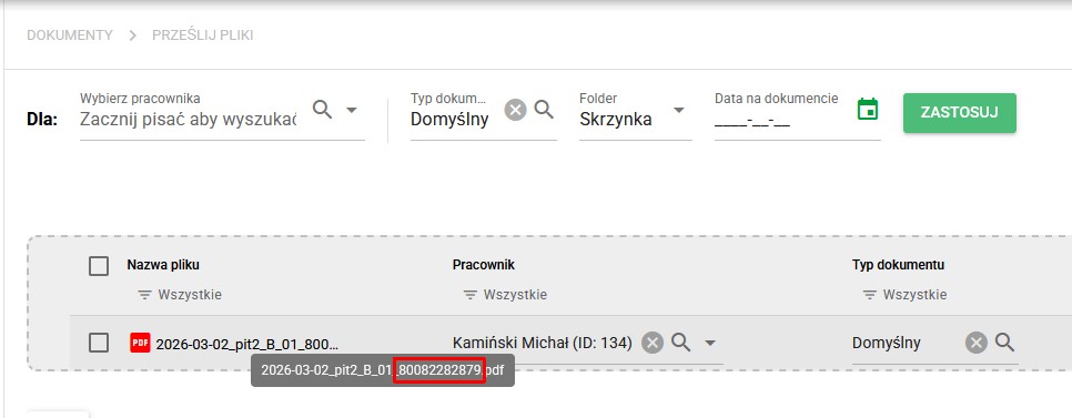 Reguła automatycznego uzupełniania metadanych